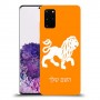 אריה כיסוי מגן קשיח בעיצוב אישי עם השם שלך ל Samsung Galaxy S20+ יחידה אחת סקרין מובייל