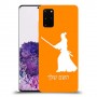 סמוראי כיסוי מגן קשיח בעיצוב אישי עם השם שלך ל Samsung Galaxy S20+ יחידה אחת סקרין מובייל