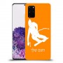 סקִי כיסוי מגן קשיח בעיצוב אישי עם השם שלך ל Samsung Galaxy S20+ יחידה אחת סקרין מובייל