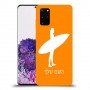 גלישה כיסוי מגן קשיח בעיצוב אישי עם השם שלך ל Samsung Galaxy S20+ יחידה אחת סקרין מובייל