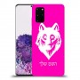 זאב כיסוי מגן קשיח בעיצוב אישי עם השם שלך ל Samsung Galaxy S20+ יחידה אחת סקרין מובייל