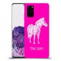 זברה כיסוי מגן קשיח בעיצוב אישי עם השם שלך ל Samsung Galaxy S20+ יחידה אחת סקרין מובייל