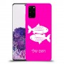 דגים כיסוי מגן קשיח בעיצוב אישי עם השם שלך ל Samsung Galaxy S20+ יחידה אחת סקרין מובייל
