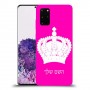 כתר מלכותי כיסוי מגן קשיח בעיצוב אישי עם השם שלך ל Samsung Galaxy S20+ יחידה אחת סקרין מובייל
