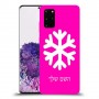 שלג כיסוי מגן קשיח בעיצוב אישי עם השם שלך ל Samsung Galaxy S20+ יחידה אחת סקרין מובייל