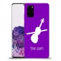 כינור כיסוי מגן קשיח בעיצוב אישי עם השם שלך ל Samsung Galaxy S20+ יחידה אחת סקרין מובייל