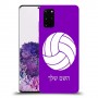 כדורעף - כדור כיסוי מגן קשיח בעיצוב אישי עם השם שלך ל Samsung Galaxy S20+ יחידה אחת סקרין מובייל