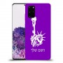 פסל החירות כיסוי מגן קשיח בעיצוב אישי עם השם שלך ל Samsung Galaxy S20+ יחידה אחת סקרין מובייל