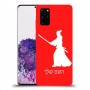 סמוראי כיסוי מגן קשיח בעיצוב אישי עם השם שלך ל Samsung Galaxy S20+ יחידה אחת סקרין מובייל