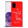 שחקן כדורעף כיסוי מגן קשיח בעיצוב אישי עם השם שלך ל Samsung Galaxy S20+ יחידה אחת סקרין מובייל