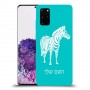 זברה כיסוי מגן קשיח בעיצוב אישי עם השם שלך ל Samsung Galaxy S20+ יחידה אחת סקרין מובייל