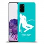 סקִי כיסוי מגן קשיח בעיצוב אישי עם השם שלך ל Samsung Galaxy S20+ יחידה אחת סקרין מובייל