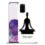 יוגה כיסוי מגן קשיח בעיצוב אישי עם השם שלך ל Samsung Galaxy S20+ יחידה אחת סקרין מובייל