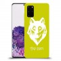 זאב כיסוי מגן קשיח בעיצוב אישי עם השם שלך ל Samsung Galaxy S20+ יחידה אחת סקרין מובייל