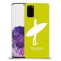 גלישה כיסוי מגן קשיח בעיצוב אישי עם השם שלך ל Samsung Galaxy S20+ יחידה אחת סקרין מובייל