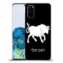 שור כיסוי מגן קשיח בעיצוב אישי עם השם שלך ל Samsung Galaxy S20 יחידה אחת סקרין מובייל