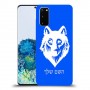 זאב כיסוי מגן קשיח בעיצוב אישי עם השם שלך ל Samsung Galaxy S20 יחידה אחת סקרין מובייל