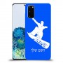 סנובורד כיסוי מגן קשיח בעיצוב אישי עם השם שלך ל Samsung Galaxy S20 יחידה אחת סקרין מובייל
