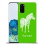 זברה כיסוי מגן קשיח בעיצוב אישי עם השם שלך ל Samsung Galaxy S20 יחידה אחת סקרין מובייל