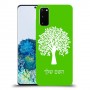 עץ כיסוי מגן קשיח בעיצוב אישי עם השם שלך ל Samsung Galaxy S20 יחידה אחת סקרין מובייל