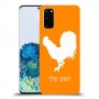 תרנגול כיסוי מגן קשיח בעיצוב אישי עם השם שלך ל Samsung Galaxy S20 יחידה אחת סקרין מובייל