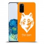 זאב כיסוי מגן קשיח בעיצוב אישי עם השם שלך ל Samsung Galaxy S20 יחידה אחת סקרין מובייל