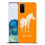 זברה כיסוי מגן קשיח בעיצוב אישי עם השם שלך ל Samsung Galaxy S20 יחידה אחת סקרין מובייל