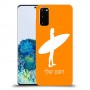 גלישה כיסוי מגן קשיח בעיצוב אישי עם השם שלך ל Samsung Galaxy S20 יחידה אחת סקרין מובייל