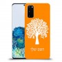 עץ כיסוי מגן קשיח בעיצוב אישי עם השם שלך ל Samsung Galaxy S20 יחידה אחת סקרין מובייל
