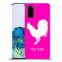 תרנגול כיסוי מגן קשיח בעיצוב אישי עם השם שלך ל Samsung Galaxy S20 יחידה אחת סקרין מובייל