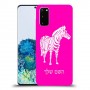 זברה כיסוי מגן קשיח בעיצוב אישי עם השם שלך ל Samsung Galaxy S20 יחידה אחת סקרין מובייל