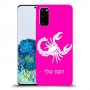 עקרב כיסוי מגן קשיח בעיצוב אישי עם השם שלך ל Samsung Galaxy S20 יחידה אחת סקרין מובייל