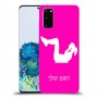 אימון ספורט - אישה כיסוי מגן קשיח בעיצוב אישי עם השם שלך ל Samsung Galaxy S20 יחידה אחת סקרין מובייל
