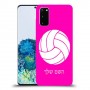 כדורעף - כדור כיסוי מגן קשיח בעיצוב אישי עם השם שלך ל Samsung Galaxy S20 יחידה אחת סקרין מובייל