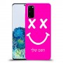 סמיילי כיסוי מגן קשיח בעיצוב אישי עם השם שלך ל Samsung Galaxy S20 יחידה אחת סקרין מובייל