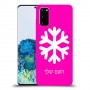 שלג כיסוי מגן קשיח בעיצוב אישי עם השם שלך ל Samsung Galaxy S20 יחידה אחת סקרין מובייל