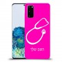 רופא סטטוסקופ כיסוי מגן קשיח בעיצוב אישי עם השם שלך ל Samsung Galaxy S20 יחידה אחת סקרין מובייל