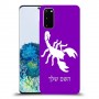 עקרב כיסוי מגן קשיח בעיצוב אישי עם השם שלך ל Samsung Galaxy S20 יחידה אחת סקרין מובייל