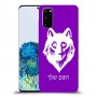 זאב כיסוי מגן קשיח בעיצוב אישי עם השם שלך ל Samsung Galaxy S20 יחידה אחת סקרין מובייל