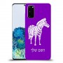 זברה כיסוי מגן קשיח בעיצוב אישי עם השם שלך ל Samsung Galaxy S20 יחידה אחת סקרין מובייל
