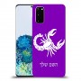 עקרב כיסוי מגן קשיח בעיצוב אישי עם השם שלך ל Samsung Galaxy S20 יחידה אחת סקרין מובייל