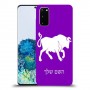 שור כיסוי מגן קשיח בעיצוב אישי עם השם שלך ל Samsung Galaxy S20 יחידה אחת סקרין מובייל
