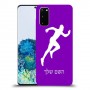 רץ כיסוי מגן קשיח בעיצוב אישי עם השם שלך ל Samsung Galaxy S20 יחידה אחת סקרין מובייל