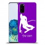 סקִי כיסוי מגן קשיח בעיצוב אישי עם השם שלך ל Samsung Galaxy S20 יחידה אחת סקרין מובייל