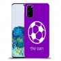 כדורגל - כדור כיסוי מגן קשיח בעיצוב אישי עם השם שלך ל Samsung Galaxy S20 יחידה אחת סקרין מובייל