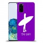 גלישה כיסוי מגן קשיח בעיצוב אישי עם השם שלך ל Samsung Galaxy S20 יחידה אחת סקרין מובייל