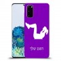 אימון ספורט - אישה כיסוי מגן קשיח בעיצוב אישי עם השם שלך ל Samsung Galaxy S20 יחידה אחת סקרין מובייל
