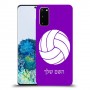 כדורעף - כדור כיסוי מגן קשיח בעיצוב אישי עם השם שלך ל Samsung Galaxy S20 יחידה אחת סקרין מובייל