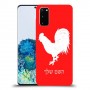 תרנגול כיסוי מגן קשיח בעיצוב אישי עם השם שלך ל Samsung Galaxy S20 יחידה אחת סקרין מובייל