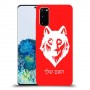 זאב כיסוי מגן קשיח בעיצוב אישי עם השם שלך ל Samsung Galaxy S20 יחידה אחת סקרין מובייל